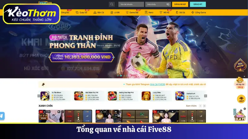 Tổng quan về nhà cái Five88