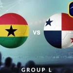 Dự kiến sơ đồ chiến thuật 4-2-3-1 của Ghana đối đầu với 4-4-2 của Panama.