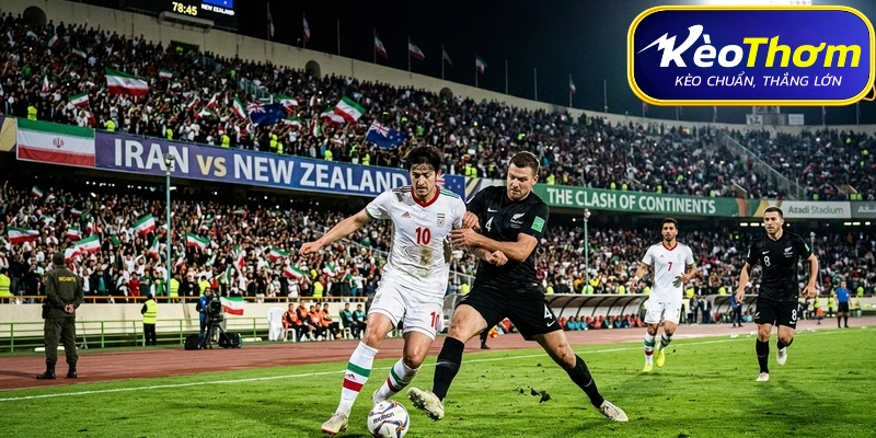 Mehdi Taremi - niềm hy vọng số một trên hàng công Iran trong cuộc đối đầu với New Zealand.